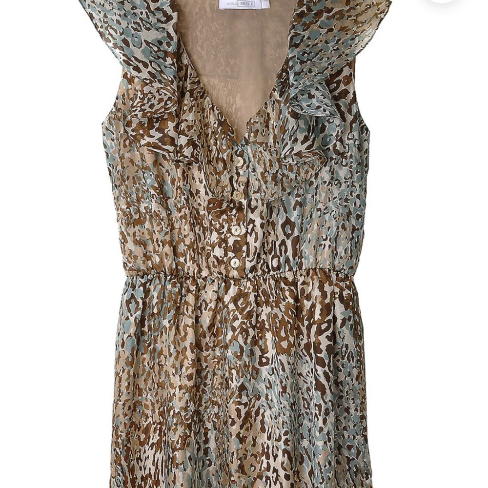 CARLOS MIELE Beige Leopard Dress - Picture 4 of 13